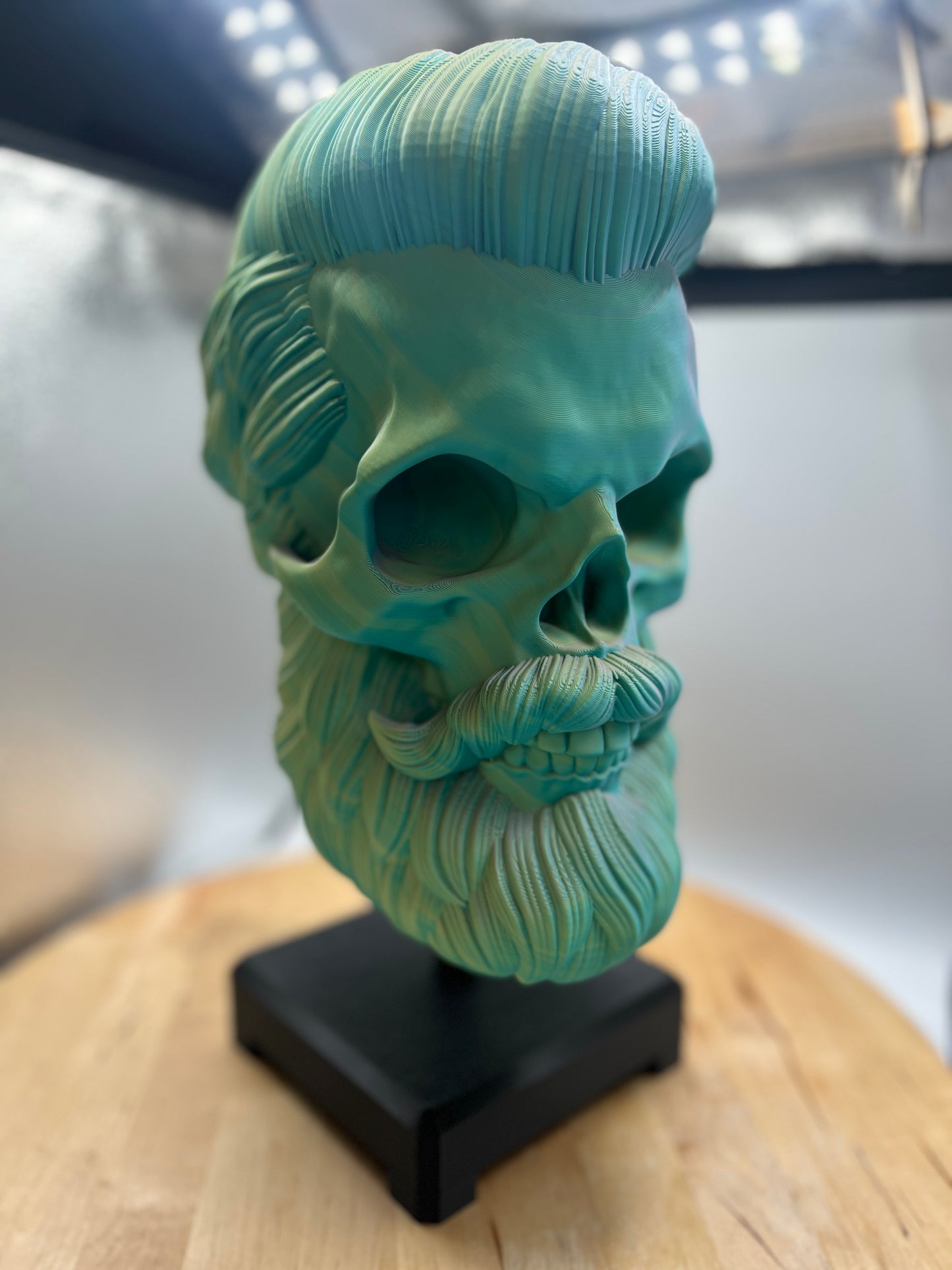 Bearded Skull with stand