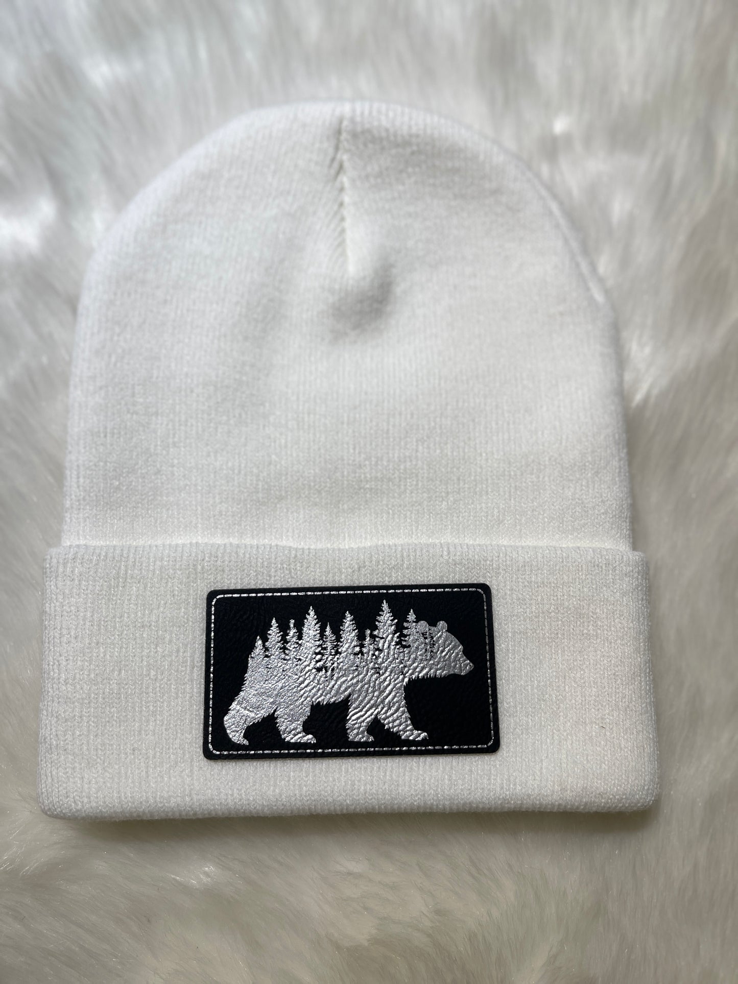 Bear Forest - Toque with Leatherette Patch