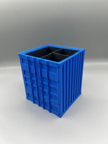 Shipping Container Pen Holder Desk Organizer