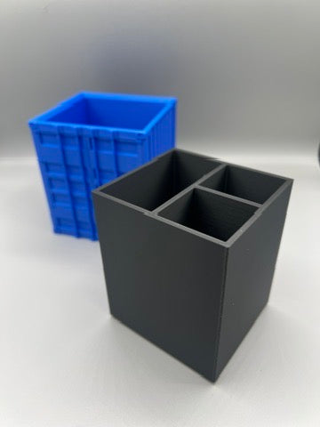 Shipping Container Pen Holder Desk Organizer