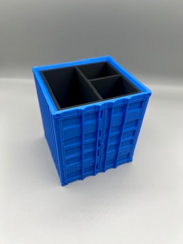 Shipping Container Pen Holder Desk Organizer