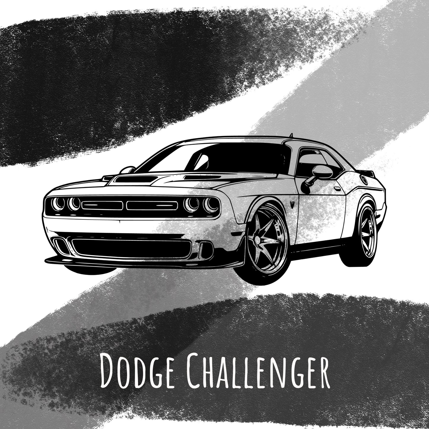 Dodge Challenger Toque with Leatherette Patch