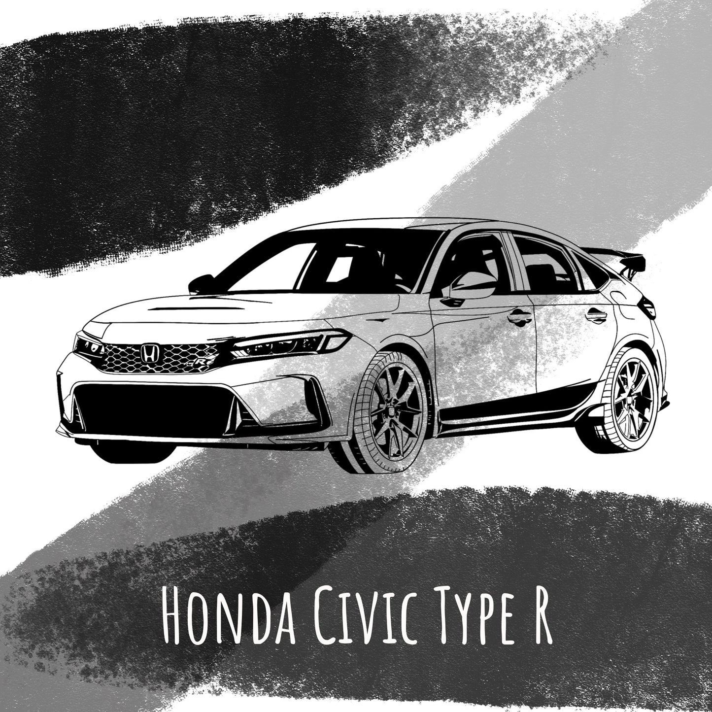 Honda Civic Type R Trucker Cap with Leatherette Patch