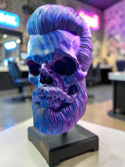 Bearded Skull with stand