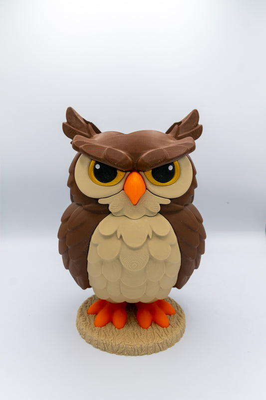 Brown Owl Foam Soap Holder