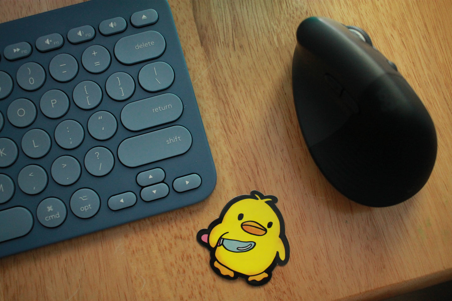 Rubber Ducky Duck-Knife Emoji