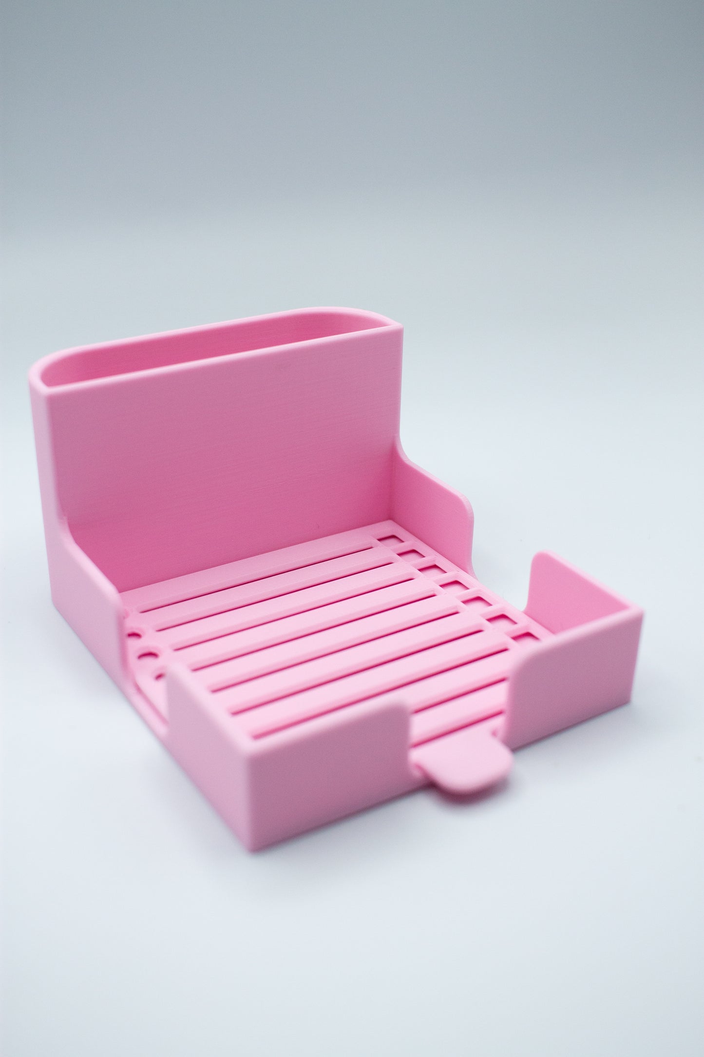 Sticky Note Holder with Built-In Pen Holder and To-Do Stencil - 3x3"