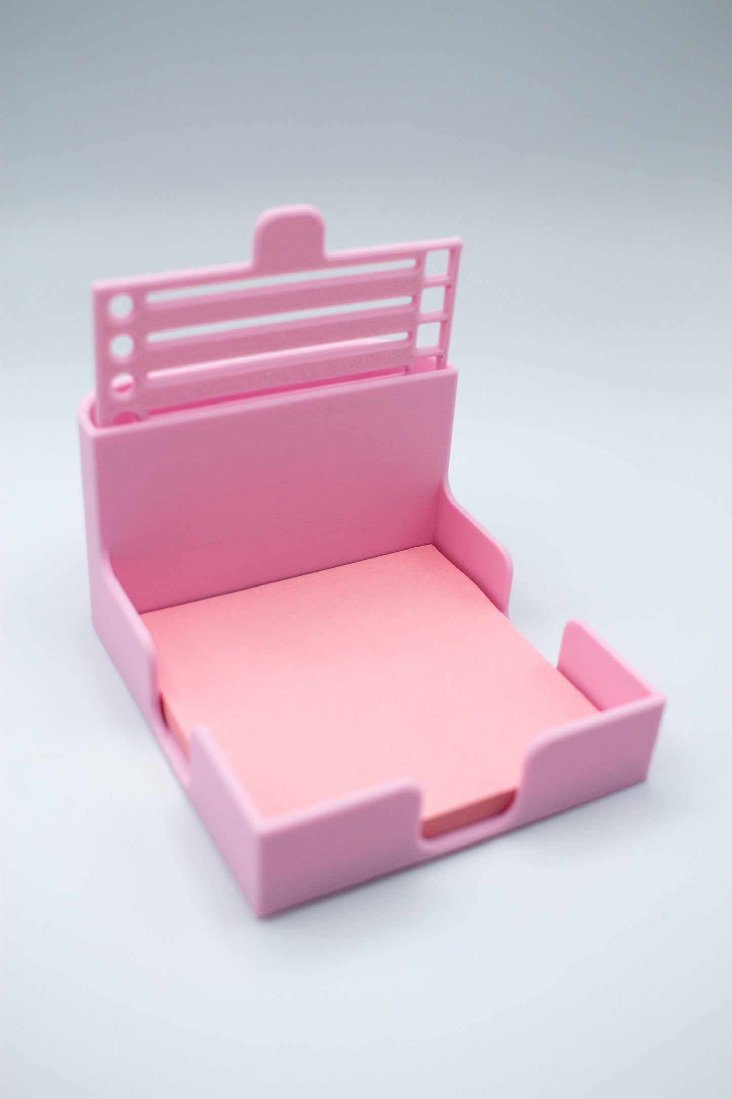 Sticky Note Holder with Built-In Pen Holder and To-Do Stencil - 3x3"