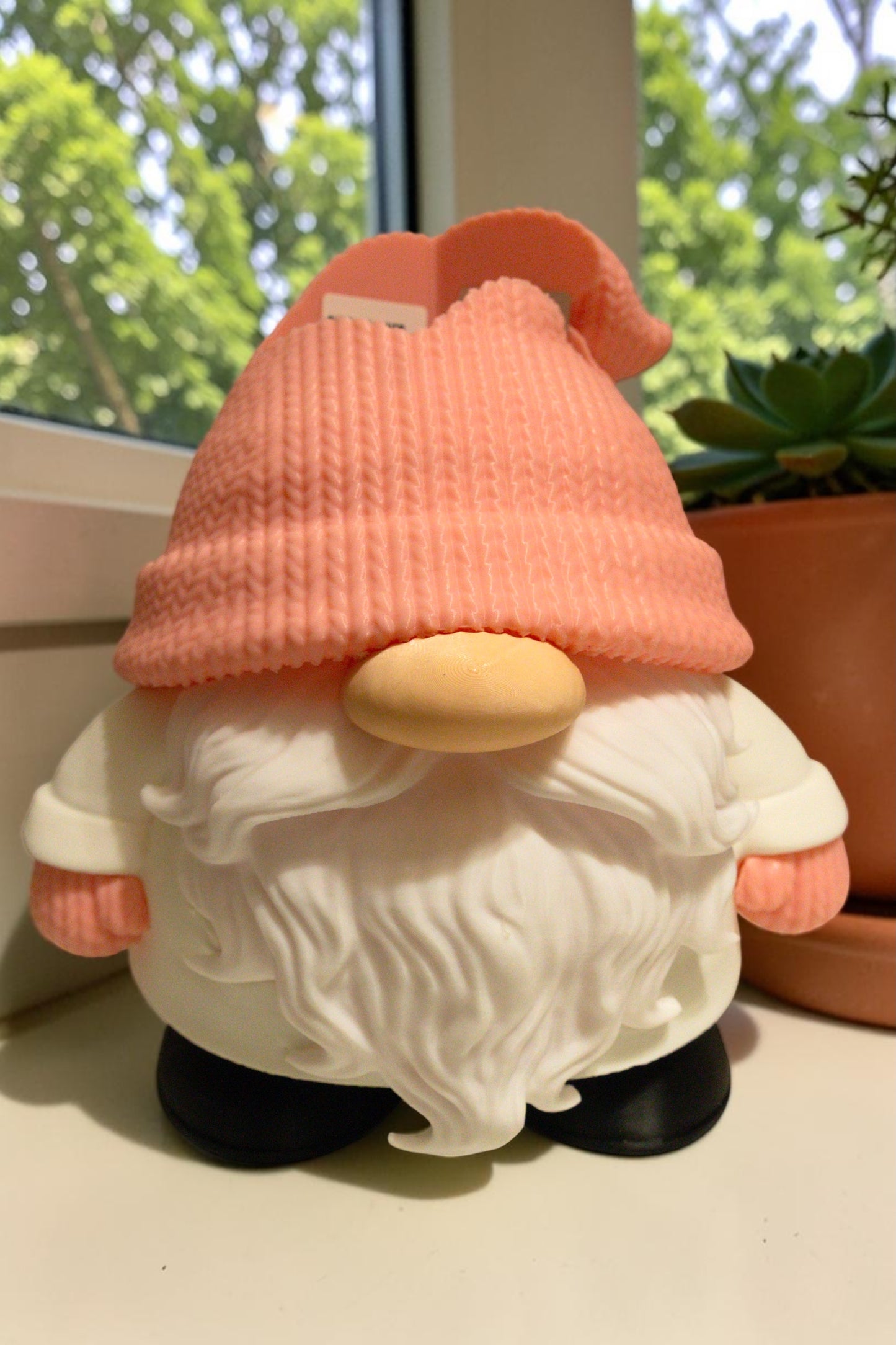 Gnome Foam Soap Holder Pink
