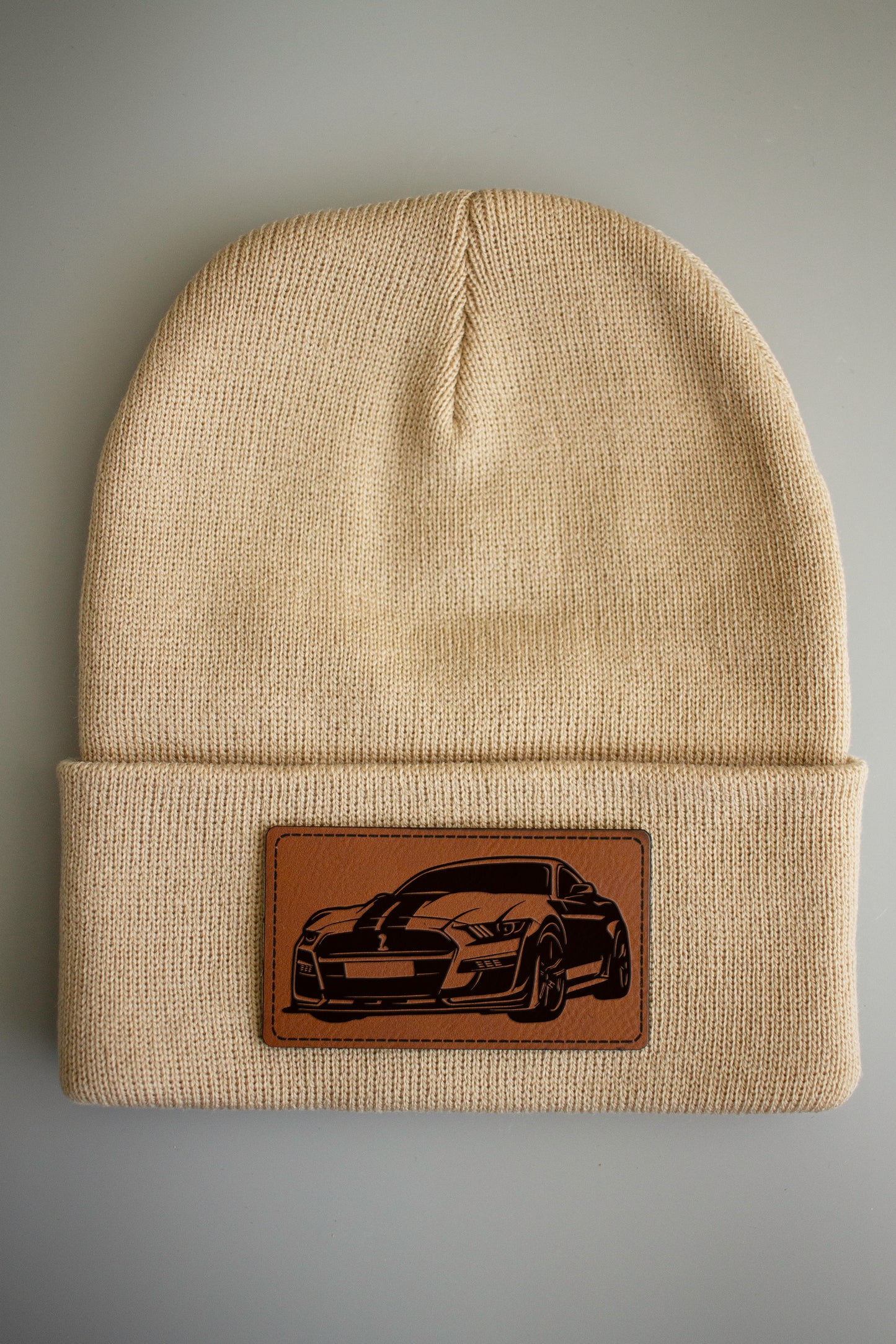 Ford Mustang Shelby Toque with Leatherette Patch