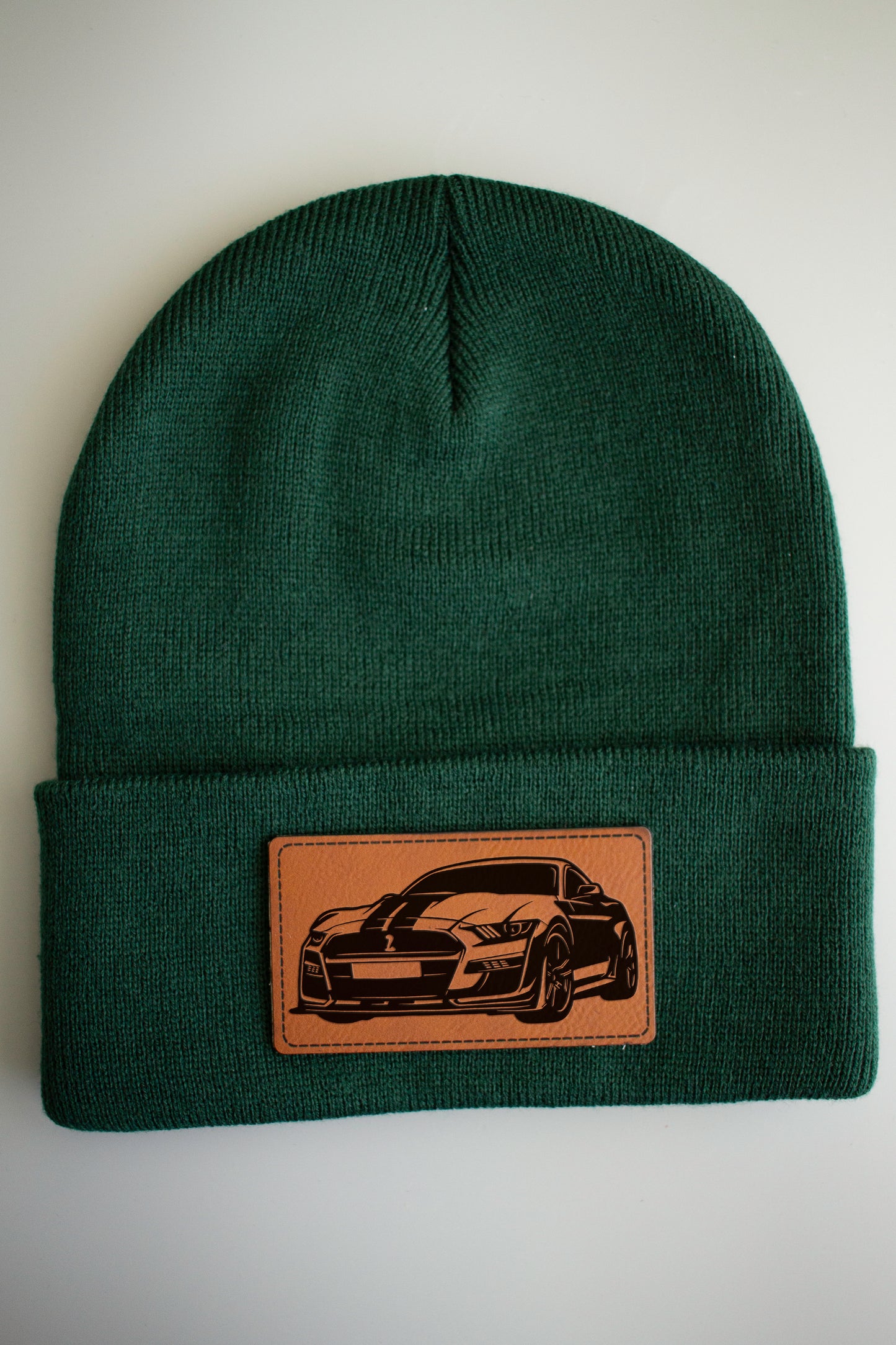 Ford Mustang Shelby Toque with Leatherette Patch