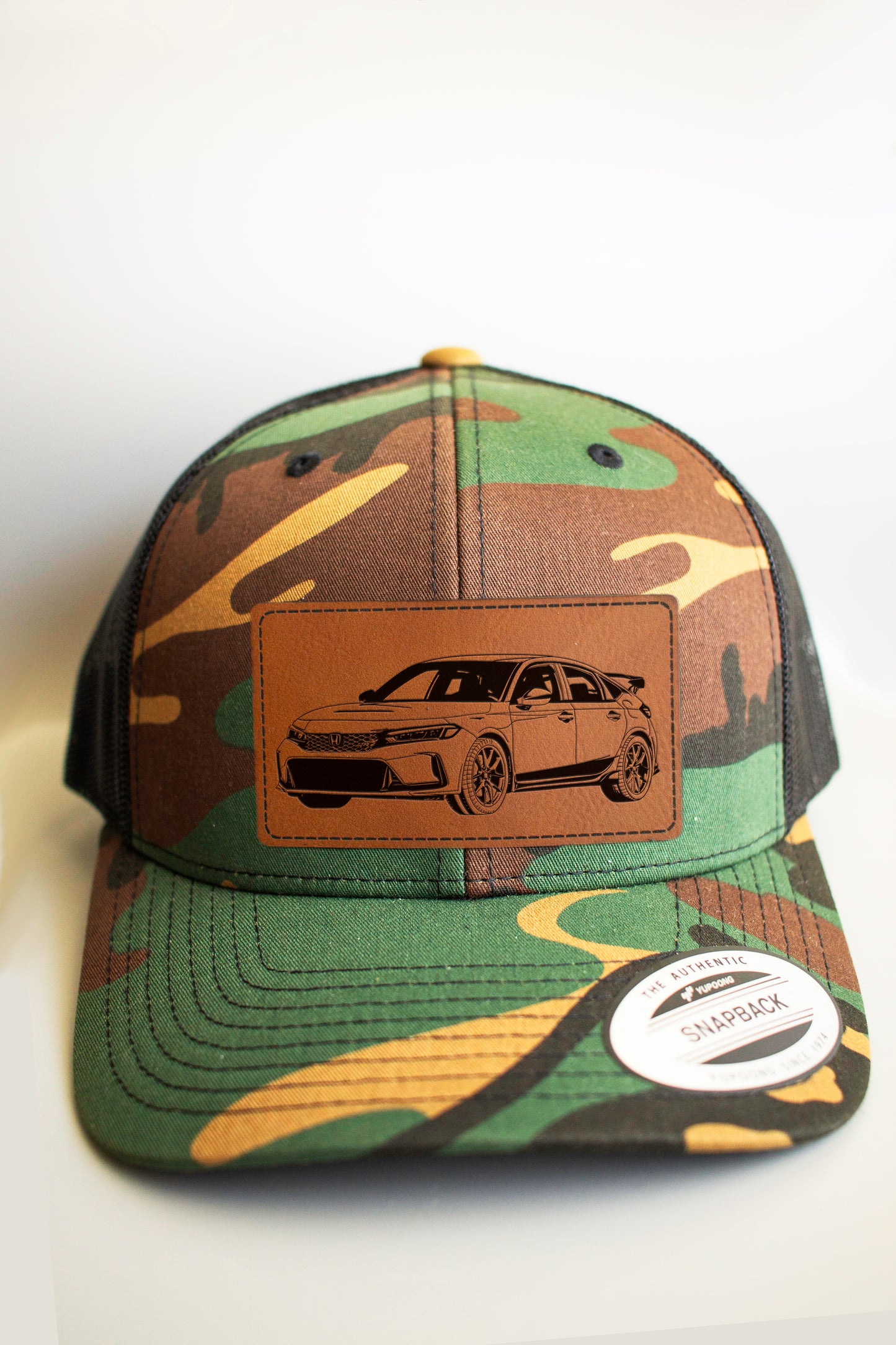 Honda Civic Type R Trucker Cap with Leatherette Patch