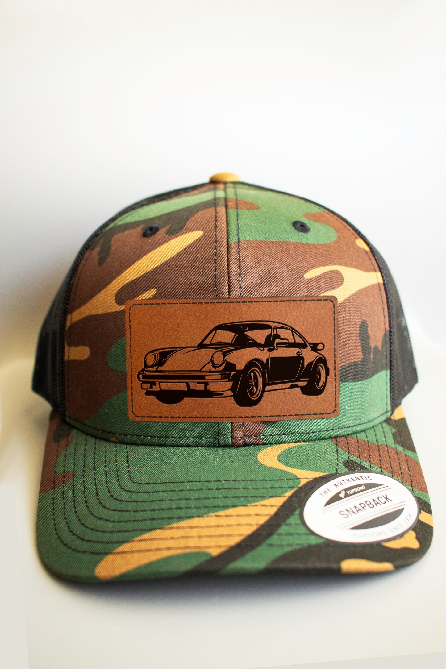 Porsche 911 Classic Trucker Cap with Leatherette Patch