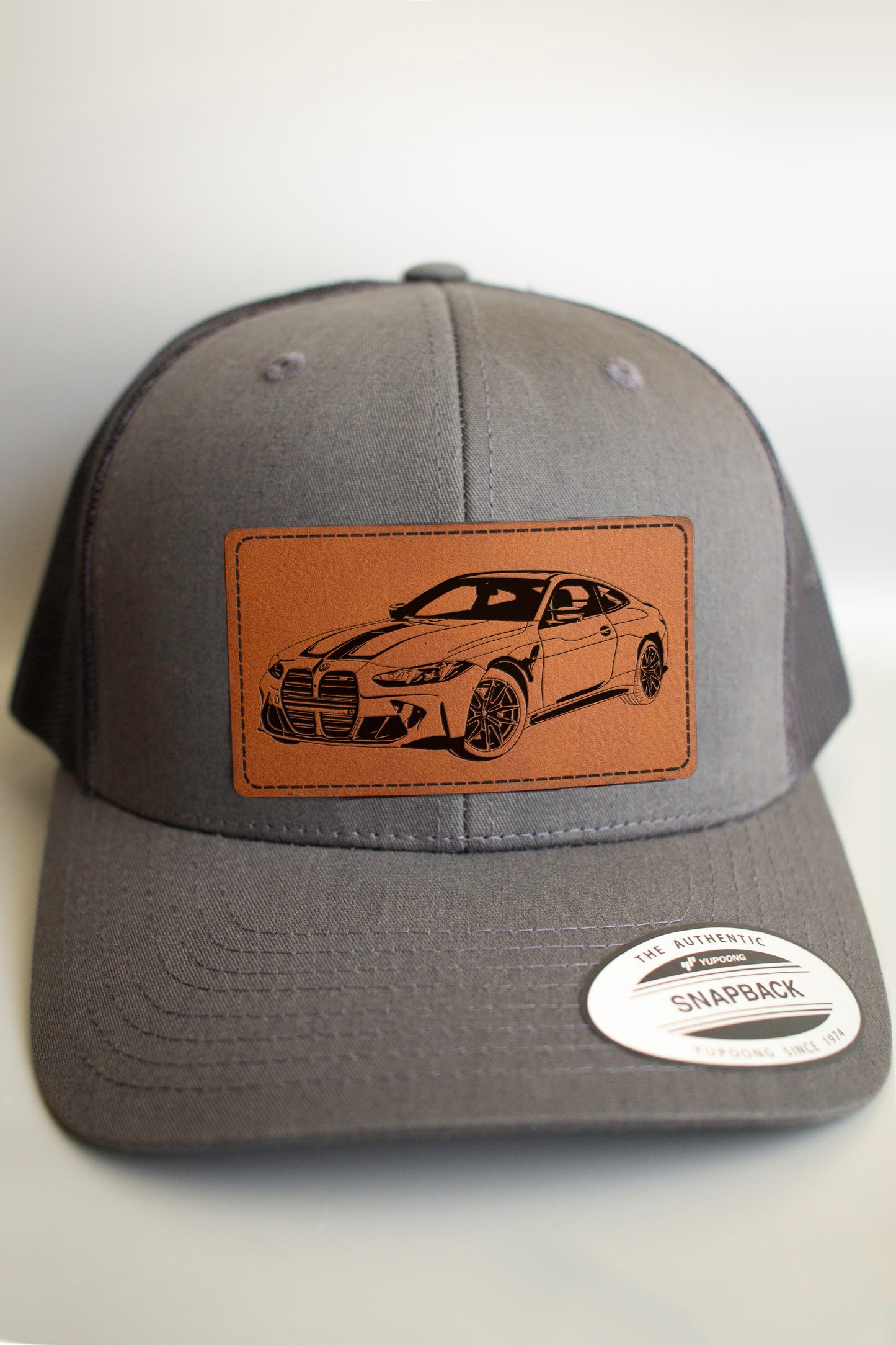BMW M4 Trucker Cap with Leatherette Patch
