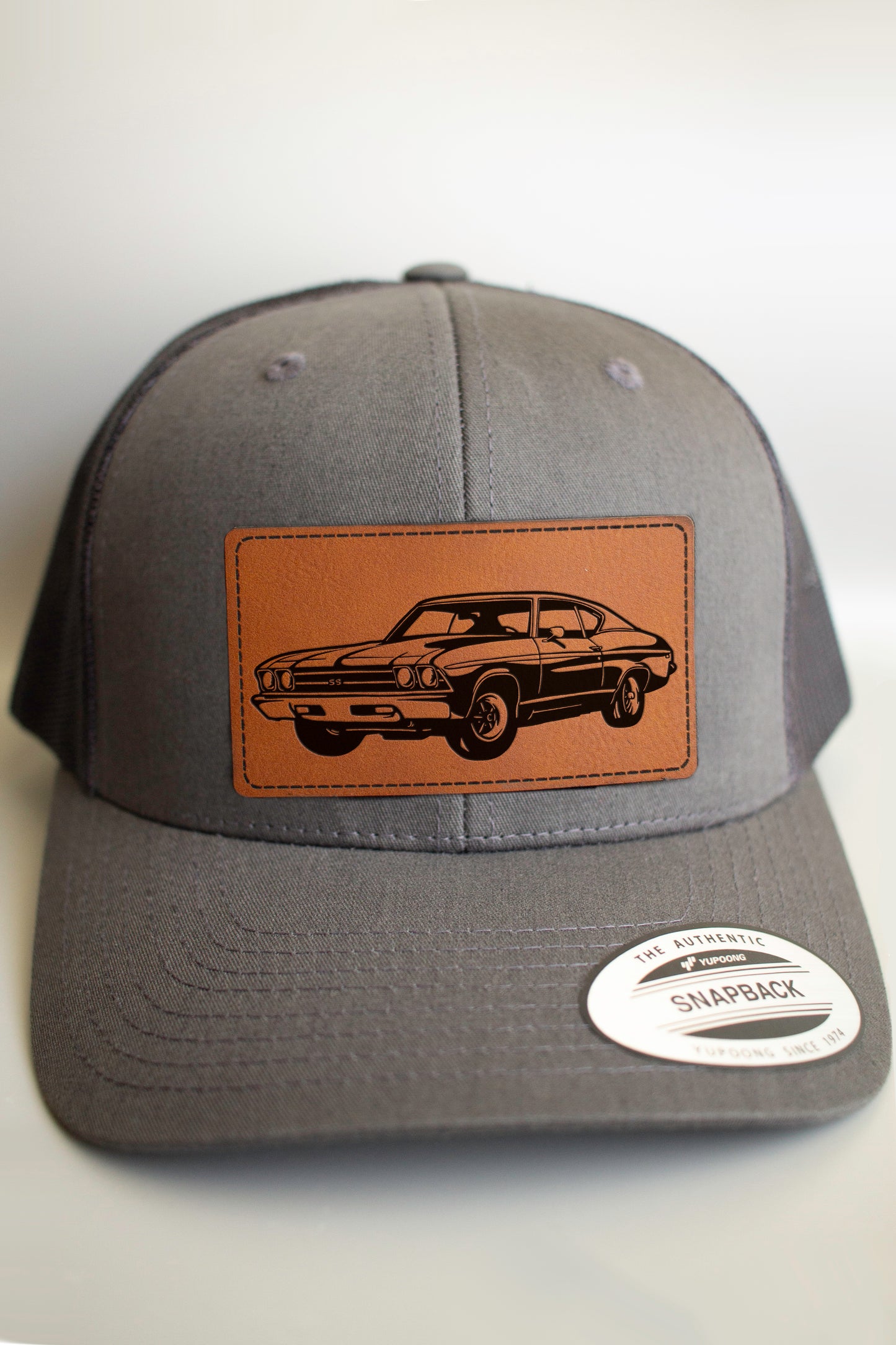 Chevrolet Chevelle Trucker Cap with Leatherette Patch