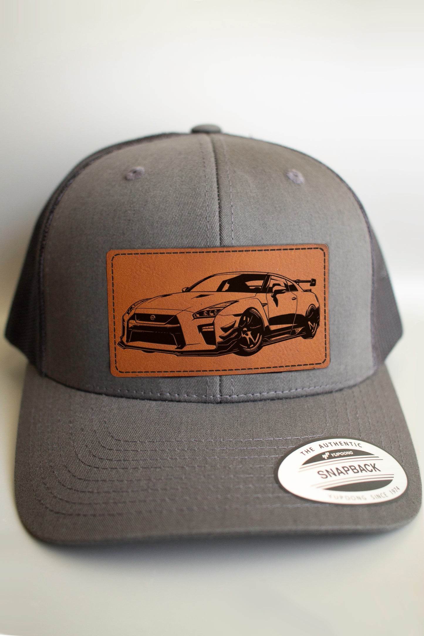Nissan GTR Trucker Cap with Leatherette Patch