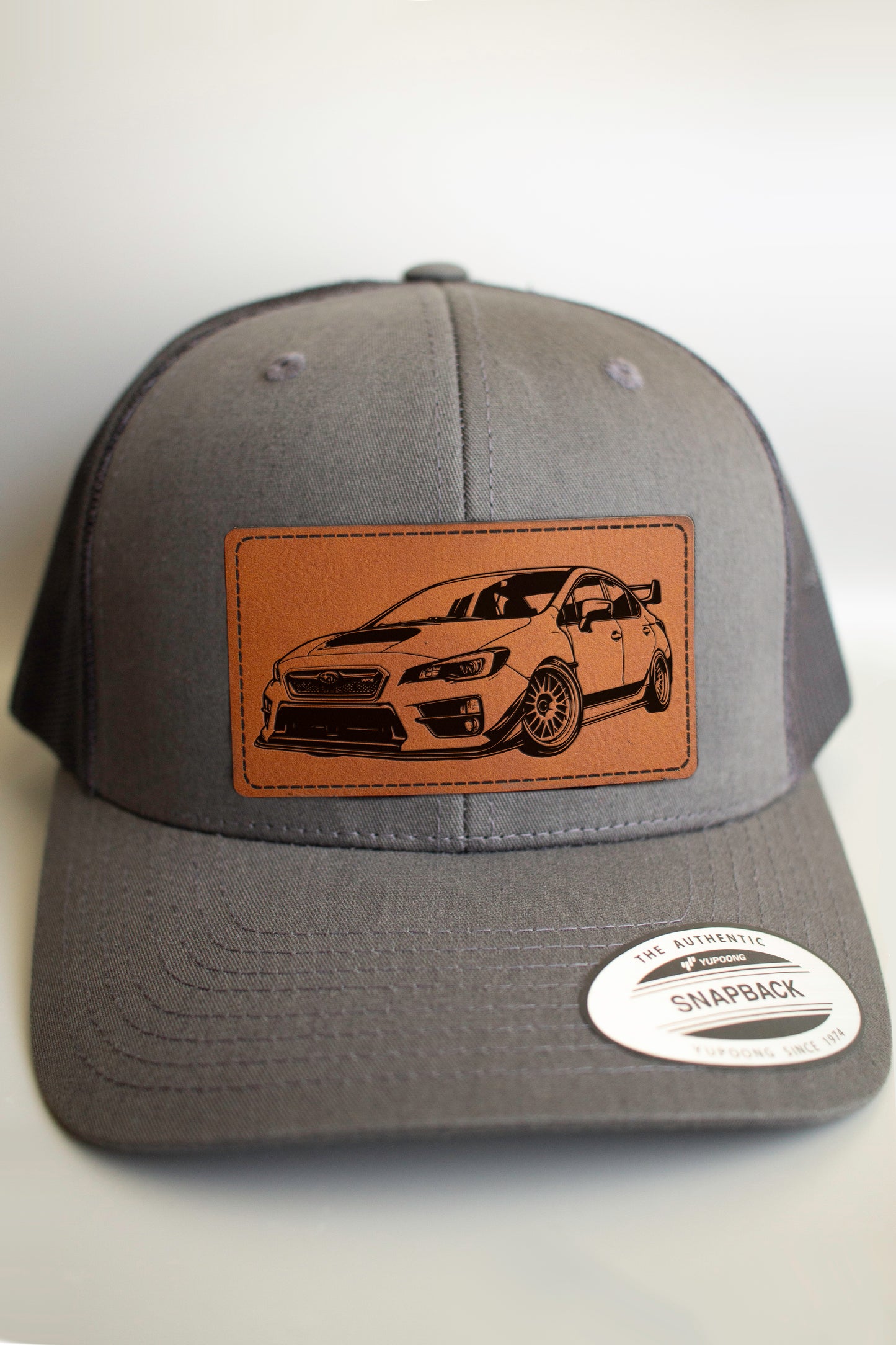 Subaru WRX Trucker Cap with Leatherette Patch