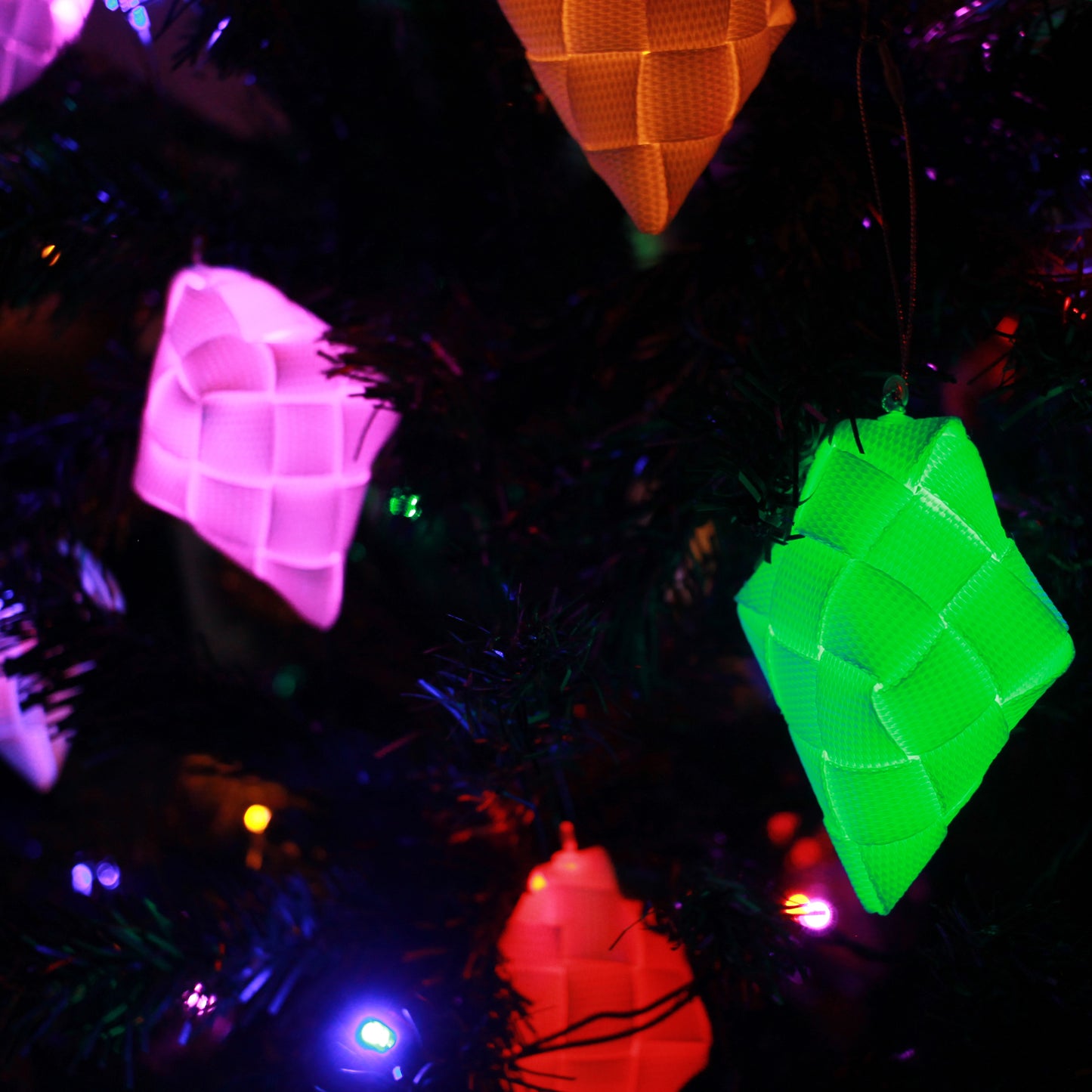 Hanging Rice Pusô | Unique Handmade Filipino Christmas Ornament