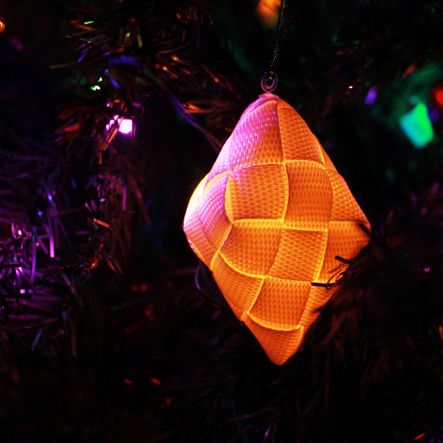 Hanging Rice Pusô | Unique Handmade Filipino Christmas Ornament