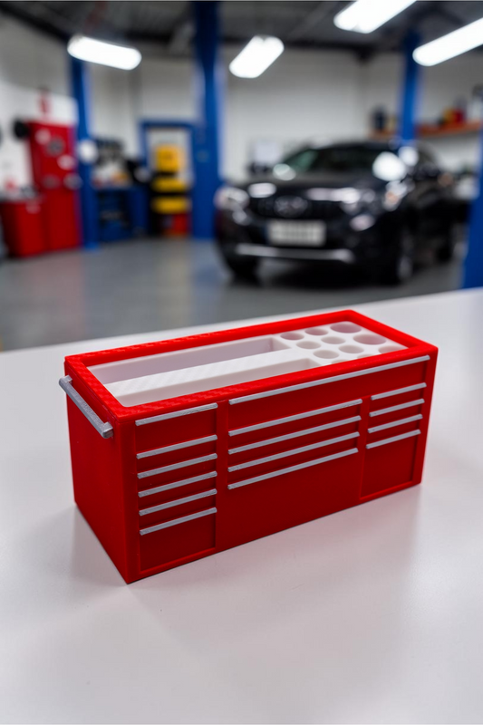 Tool Chest Business Card Holder and Organizer