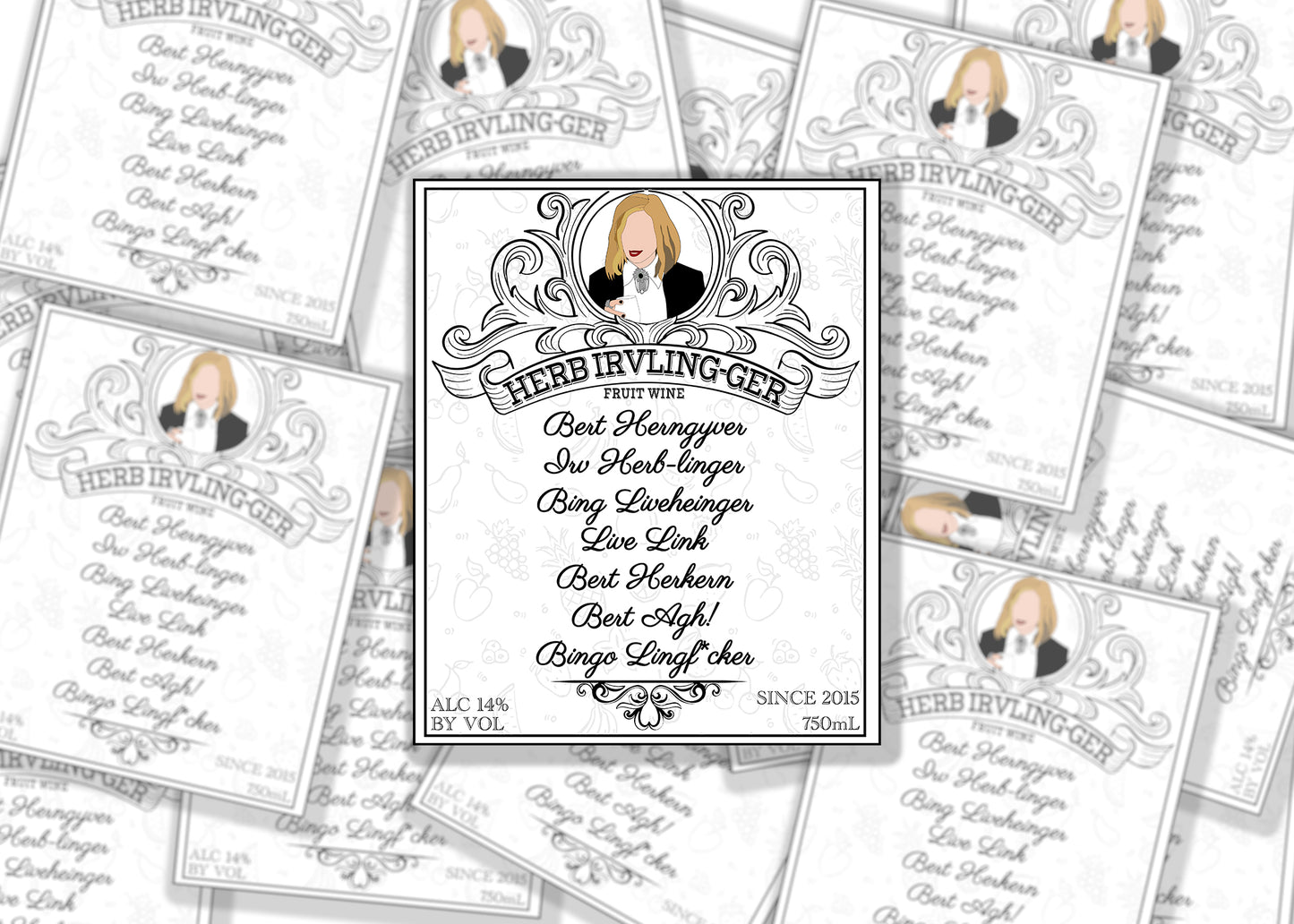 Schitt’s Creek Series | Moira Rose Wine Label