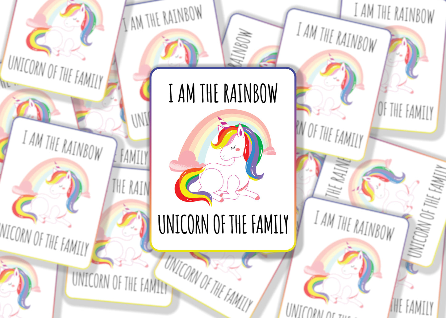 Rainbow Unicorn of the Family