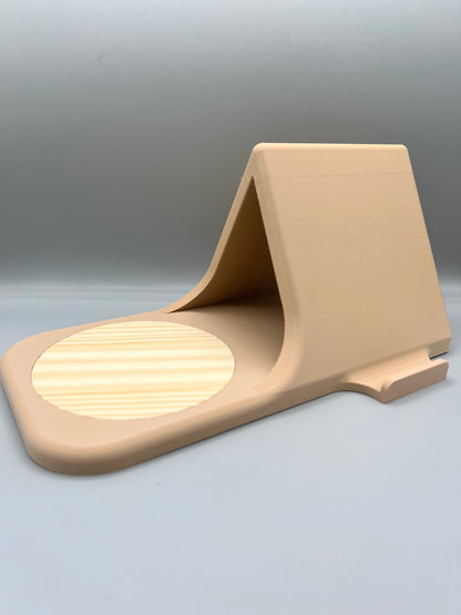 Book Rest with Round Wooden Coaster