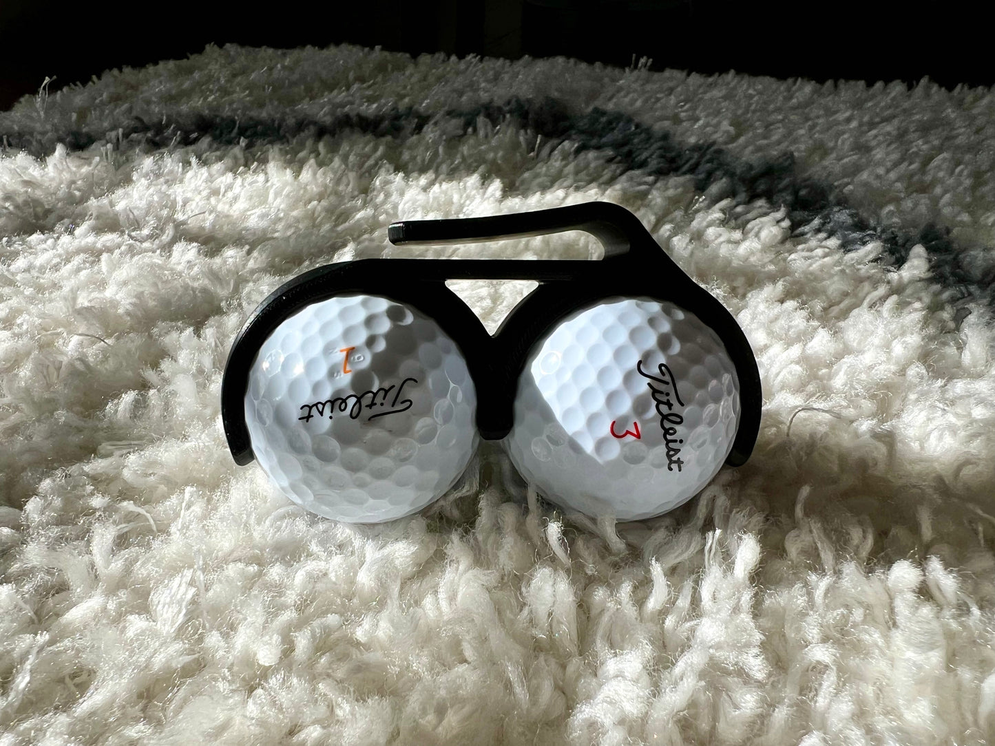 Dual Golf Ball Belt Clip
