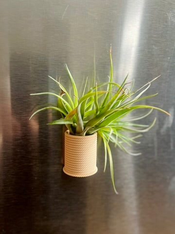 Jute Rope Fridge Magnet Air Plant Holder