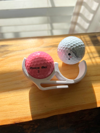 Dual Golf Ball Belt Clip