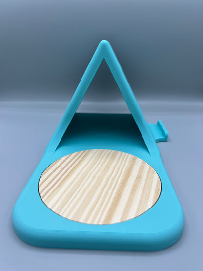 Book Rest with Round Wooden Coaster