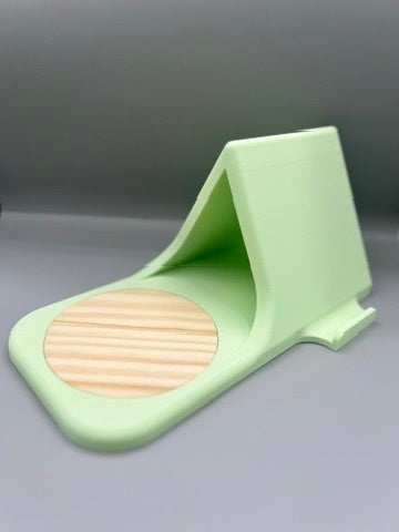 Book Rest with Round Wooden Coaster