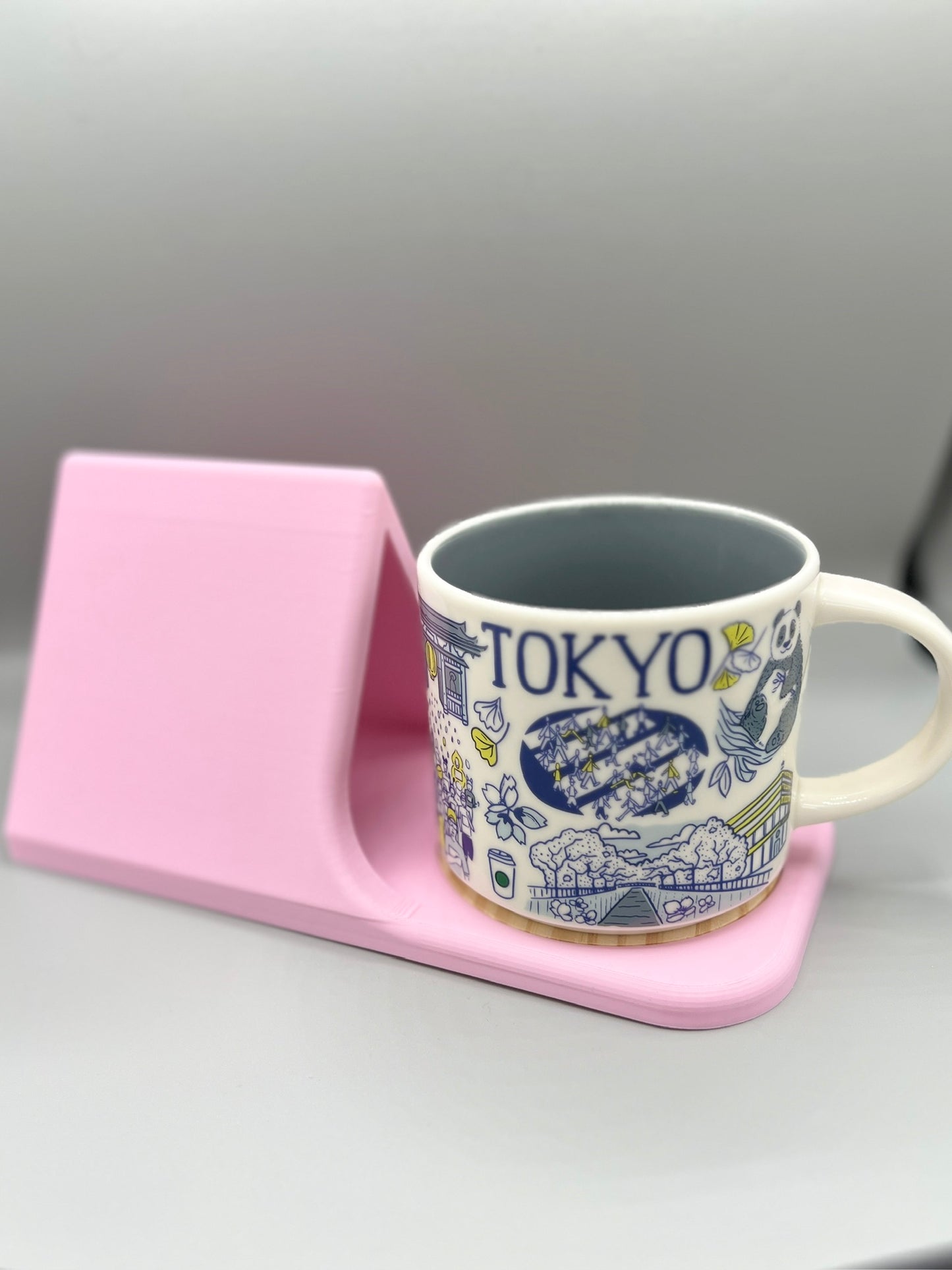 Book Rest with Round Wooden Coaster