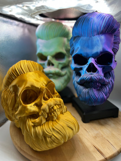 Bearded Skull with stand