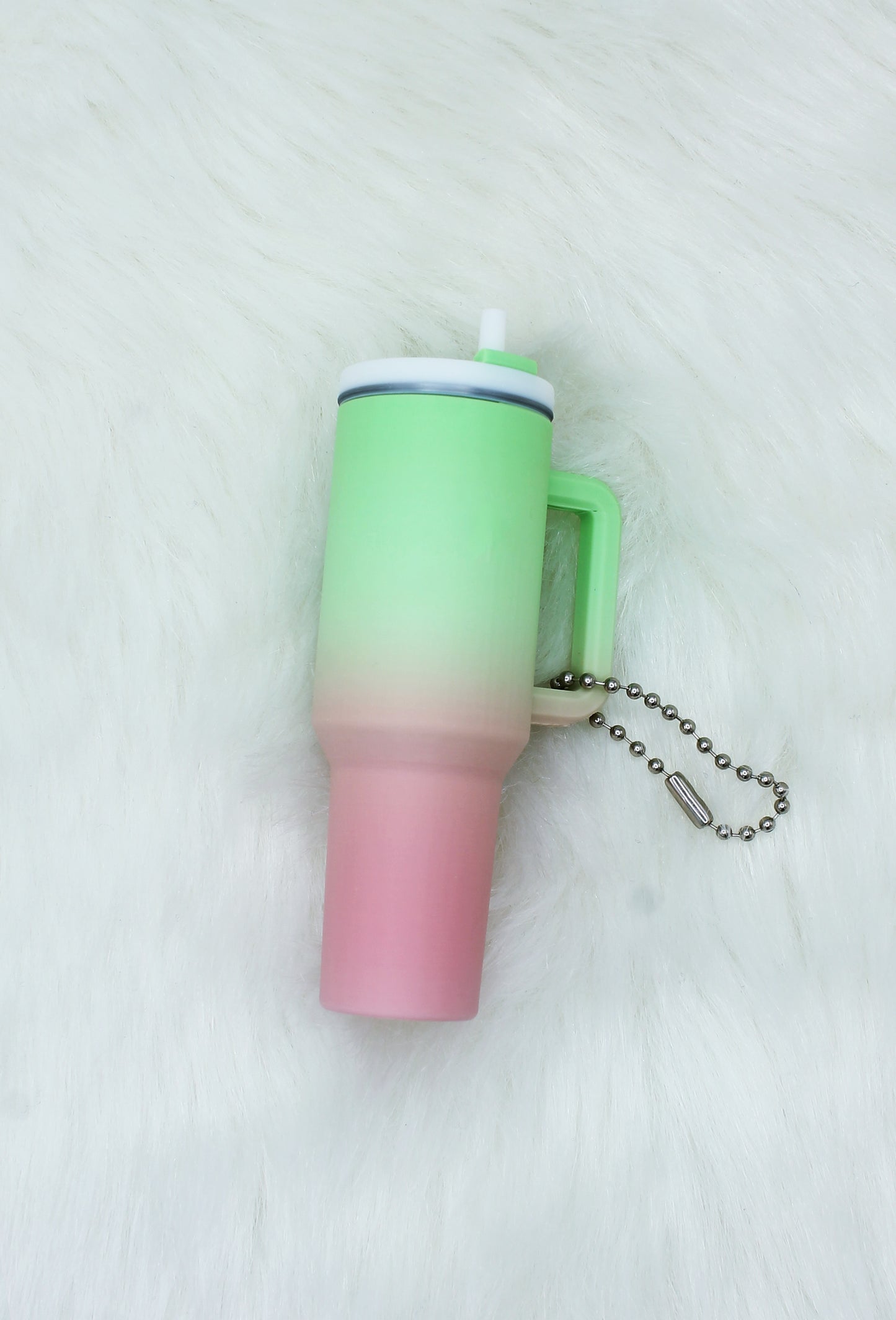 Tiny Stash Tumbler Keychain Ombré – 3D Printed Miniature Container