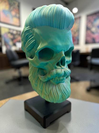 Bearded Skull with stand