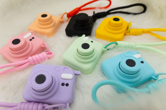 Instax-style Fidget Clicker and Mini Photo Holder