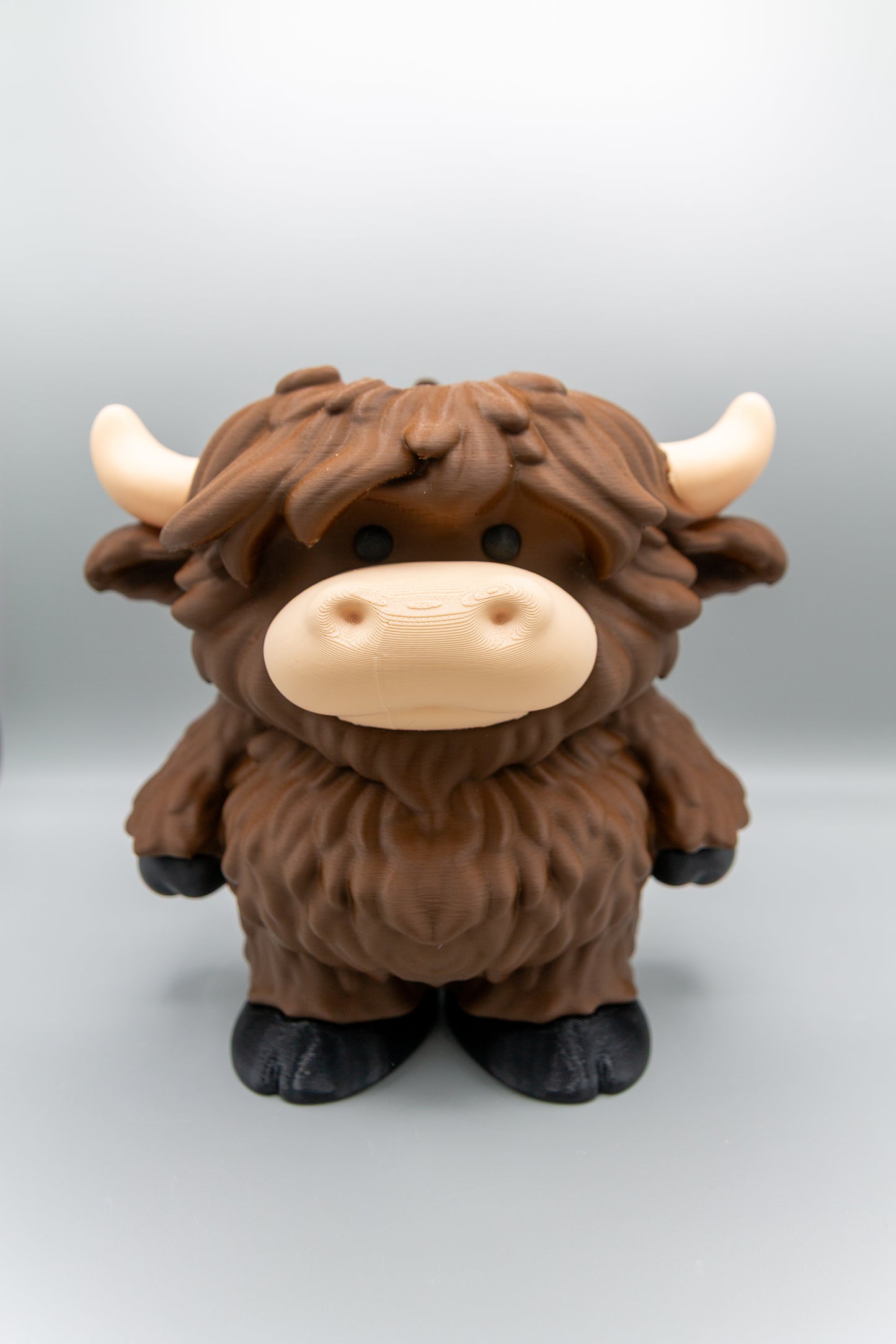 Chocolate Brown Highland Cow Foam Soap Holder