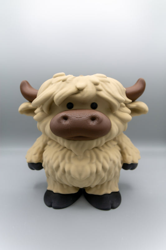Brown Highland Cow Foam Soap Holder