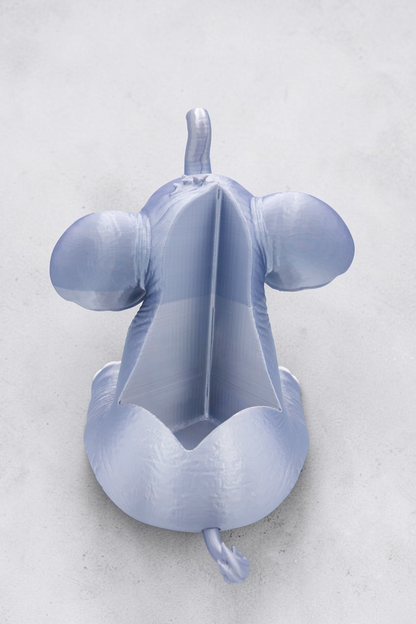 Silver Elephant Foam Soap Holder