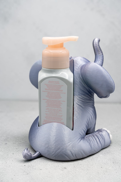 Silver Elephant Foam Soap Holder