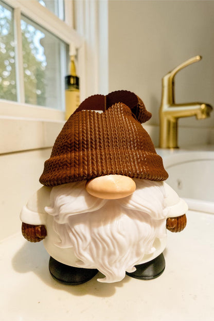 Gnome Foam Soap Holder Brown