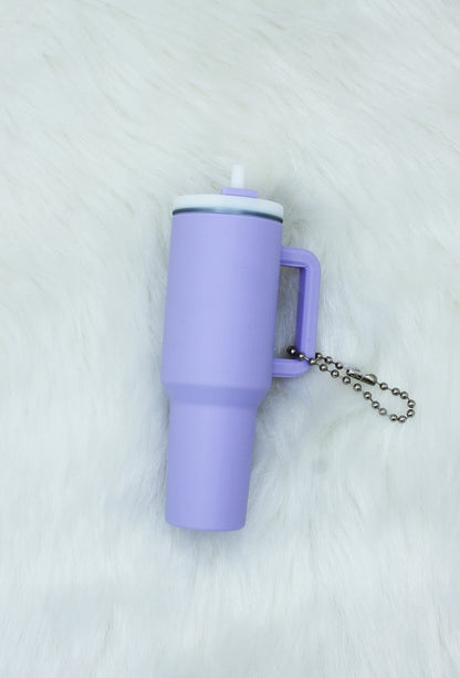Tiny Stash Tumbler Keychain Pastel – 3D Printed Miniature Container