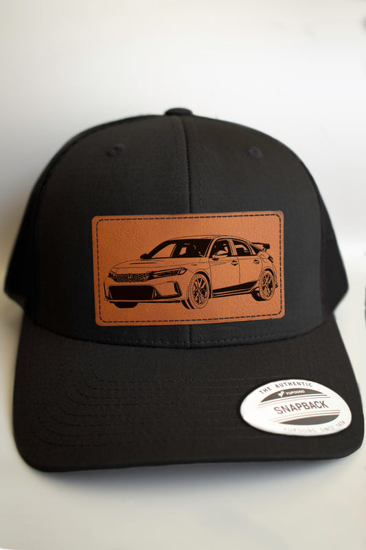 Honda Civic Type R Trucker Cap with Leatherette Patch