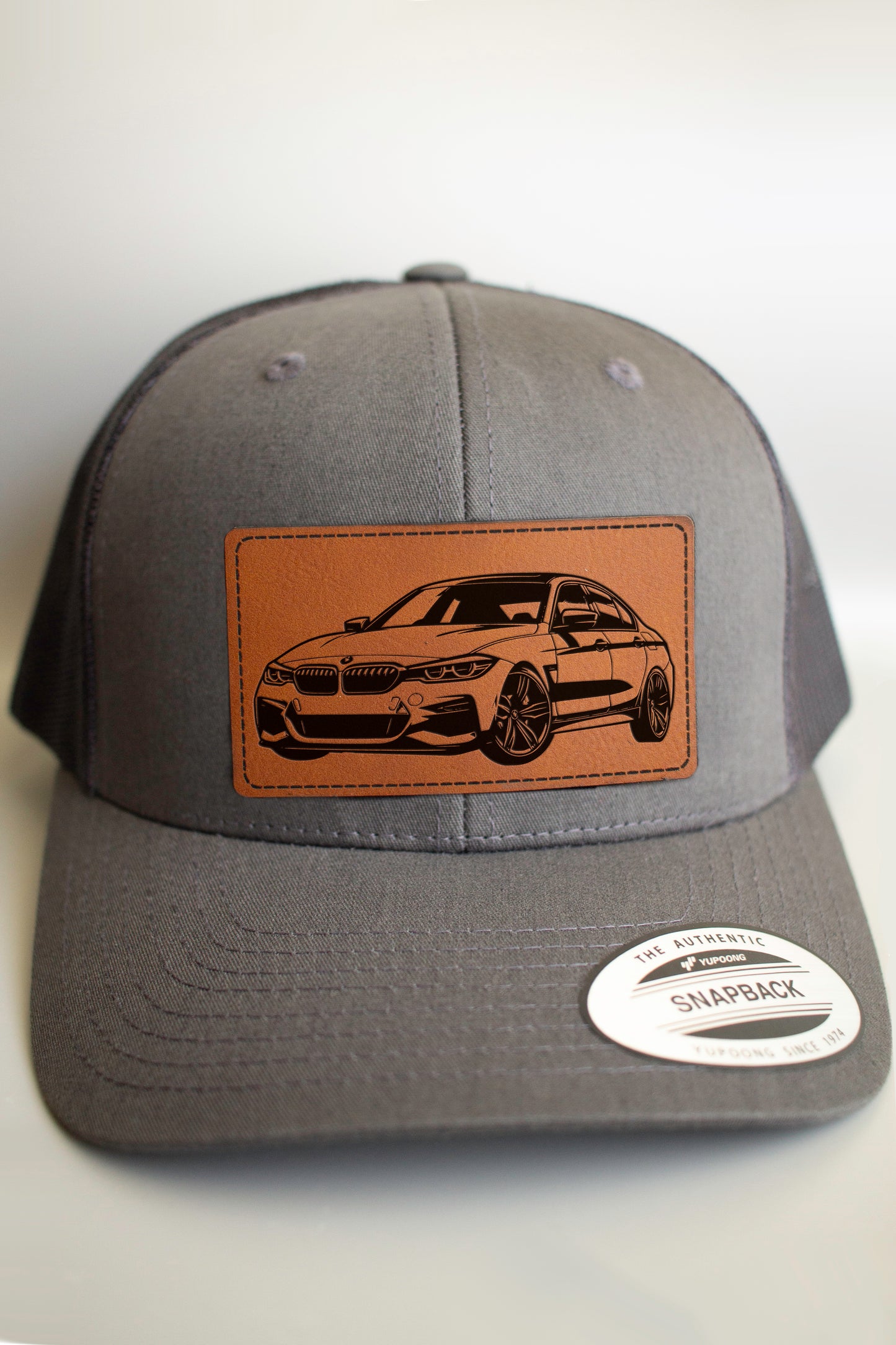 BMW Series 3 Trucker Cap with Leatherette Patch