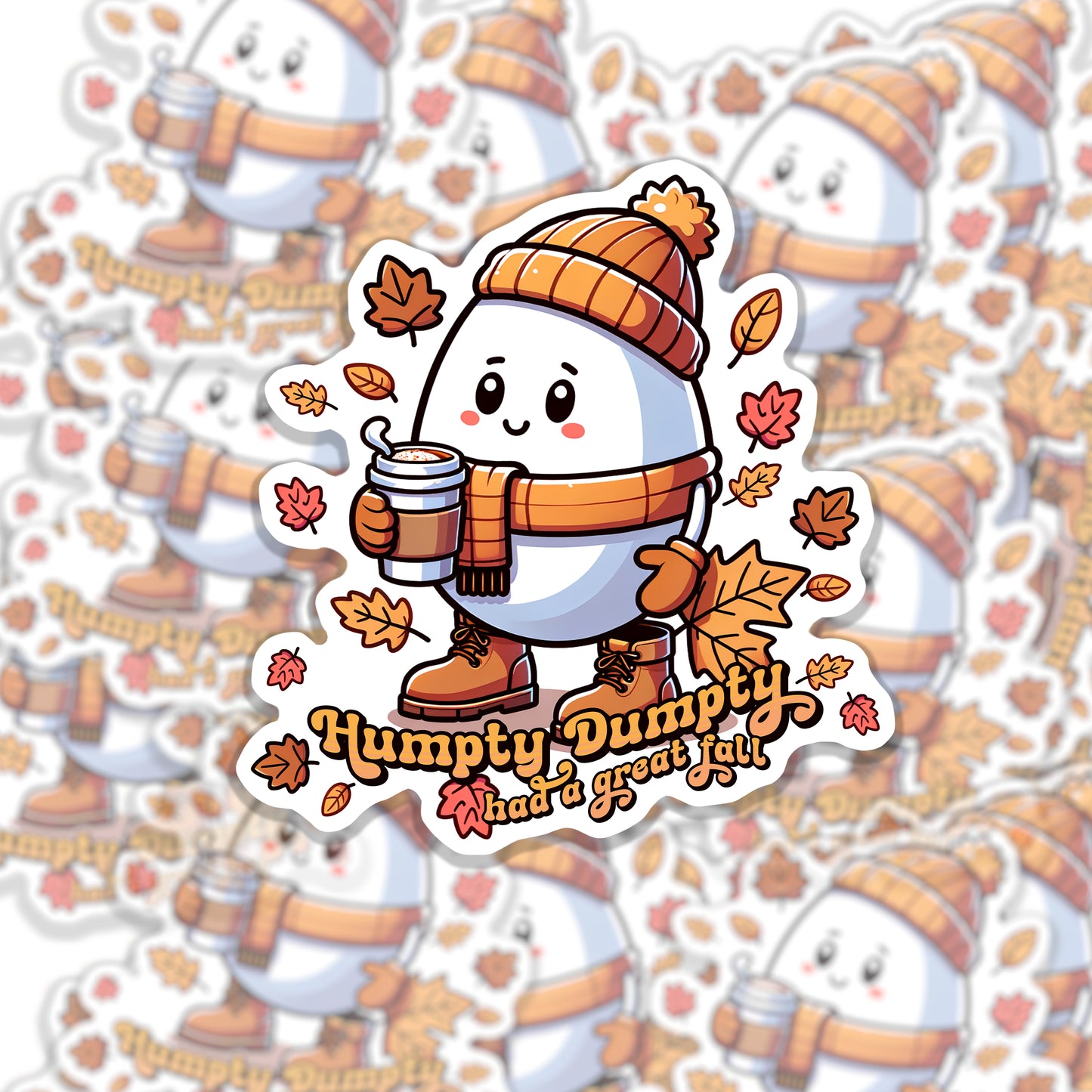 Autumn Stickers | Even Humpty Dumpty had a great fall