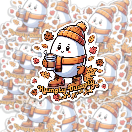Autumn Stickers | Even Humpty Dumpty had a great fall