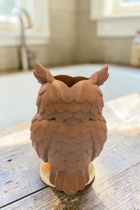 Brown Owl Foam Soap Holder