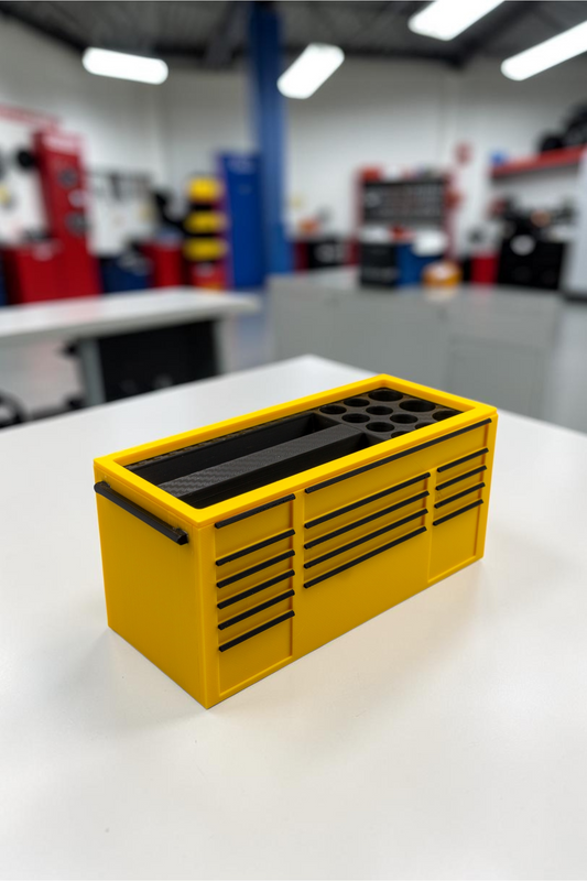 Tool Chest Business Card Holder and Organizer