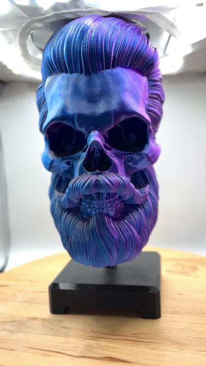 Bearded Skull with stand